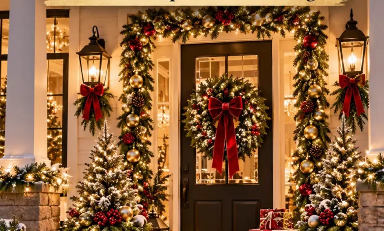 21 DIY Outdoor Christmas Decorations That Look Expensive on a Budget