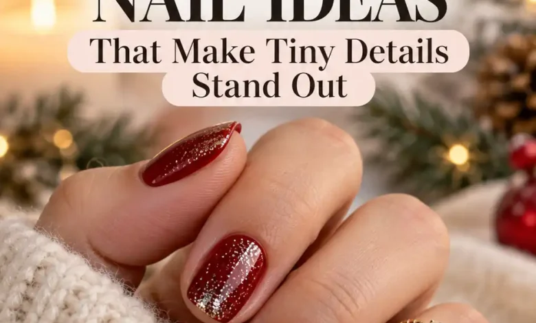 21 Short December Nail Ideas That Make Tiny Details Stand Out 21 Short December Nail Ideas That Make Tiny Details Stand Out