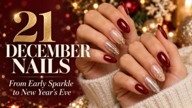 21 December Nails From Early Sparkle to New Year’s Eve