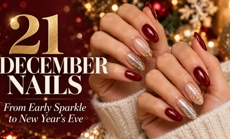 21 December Nails From Early Sparkle to New Year’s Eve