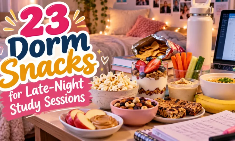 23 Dorm Snacks for Late-Night Study Sessions