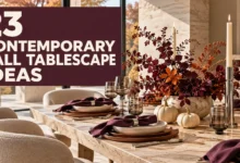 23 Contemporary Fall Tablescape Ideas
