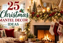 25 Christmas Mantel Decor Ideas