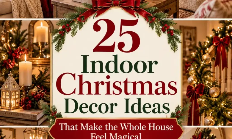 25 Indoor Christmas Decor Ideas That Make the Whole House Feel Magical 25 Indoor Christmas Decor Ideas That Make the Whole House Feel Magical