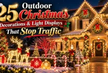 25 Outdoor Christmas Decorations & Light Displays That Stop Traffic