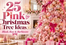 25 Pink Christmas Tree Ideas: Blush, Rose & Barbiecore