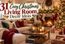 31 Cozy Christmas Living Room Decor Ideas