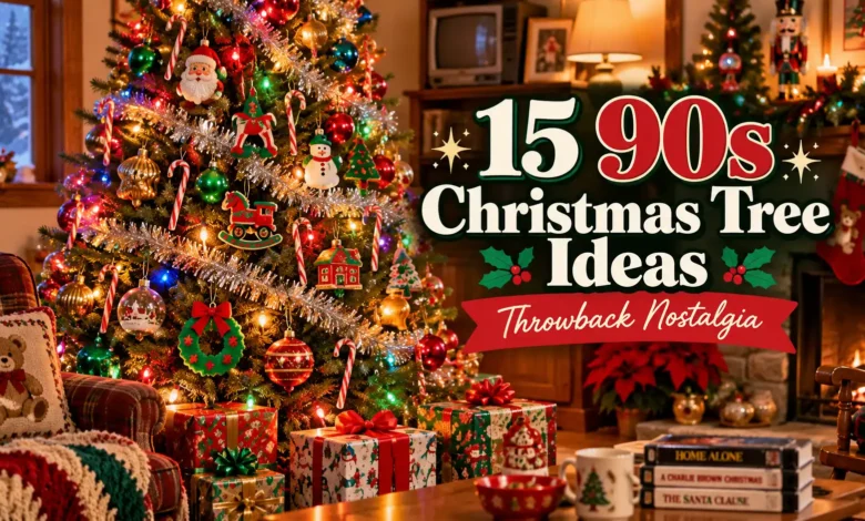 15 90s Christmas Tree Ideas: Throwback Nostalgia 15 90s Christmas Tree Ideas: Throwback Nostalgia
