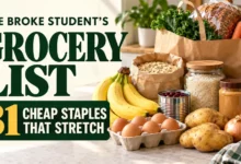 The Broke Student’s Grocery List: 31 Cheap Staples That Stretch
