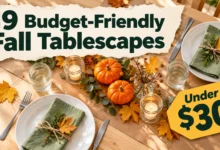 19 Budget-Friendly Fall Tablescapes Under 