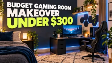 Budget Gaming Room Makeover: Big Look Under 0 Budget Gaming Room Makeover: Big Look Under 0