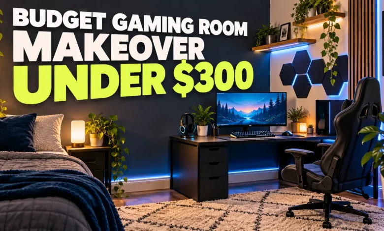 Budget Gaming Room Makeover: Big Look Under 0