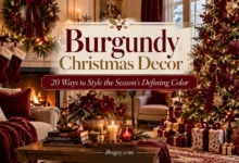 Burgundy Christmas Decor: 20 Ways to Style the Season’s Defining Color