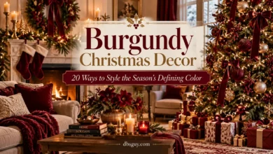 Burgundy Christmas Decor: 20 Ways to Style the Season’s Defining Color