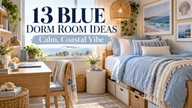 13 Blue Dorm Room Ideas for a Calm, Coastal Vibe
