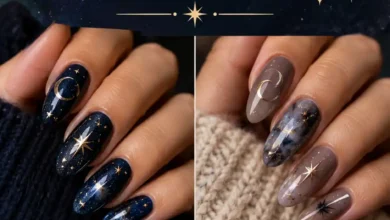 19 Celestial November Nail Designs for a Starry, Moody Manicure
