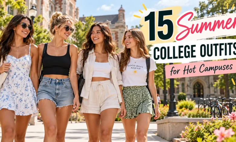 15 Summer College Outfits for Hot Campuses