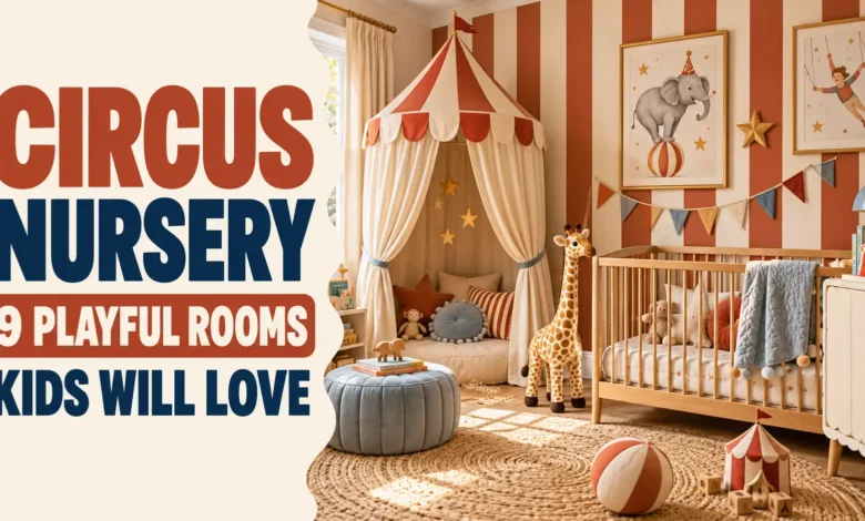 Circus Nursery Ideas: 9 Playful Rooms Kids Will Love