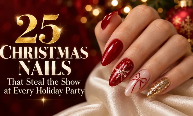 25 Christmas Nails That Steal the Show at Every Holiday Party