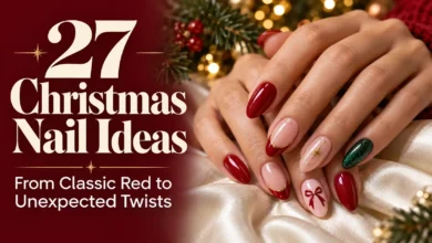 27 Christmas Nail Ideas From Classic Red to Unexpected Twists