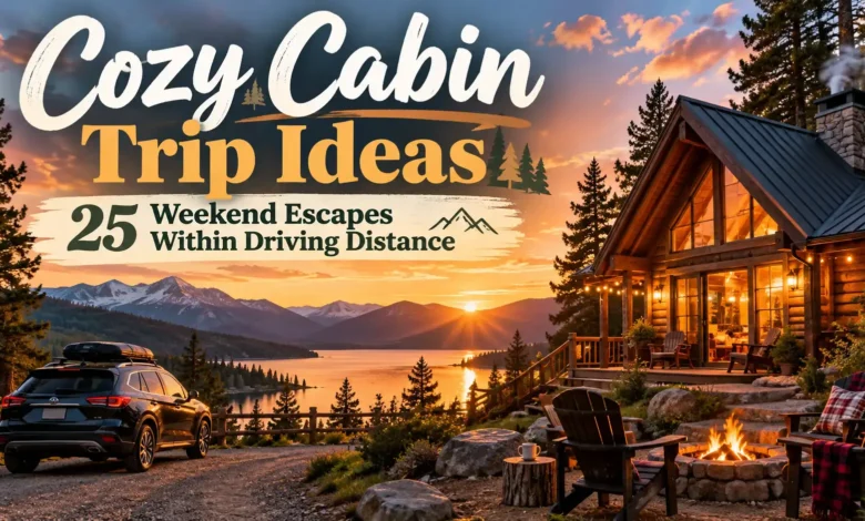 Cozy Cabin Trip Ideas: 25 Weekend Escapes Within Driving Distance