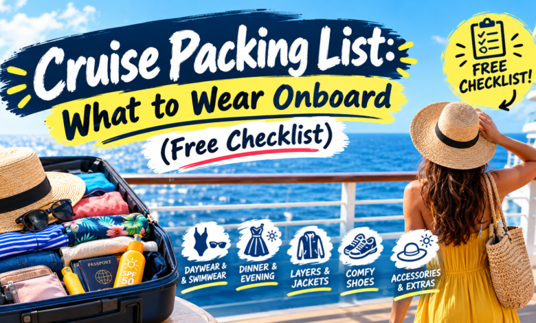Cruise Packing List: What to Wear Onboard (Free Checklist)