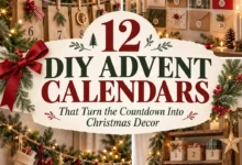12 DIY Advent Calendars That Turn the Countdown Into Christmas Decor
