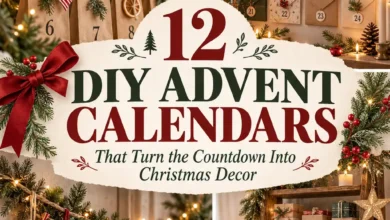 12 DIY Advent Calendars That Turn the Countdown Into Christmas Decor