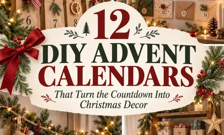 12 DIY Advent Calendars That Turn the Countdown Into Christmas Decor