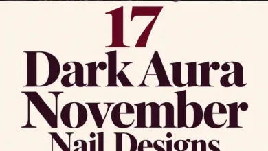 17 Dark Aura November Nail Designs With a Soft, Smoky Glow