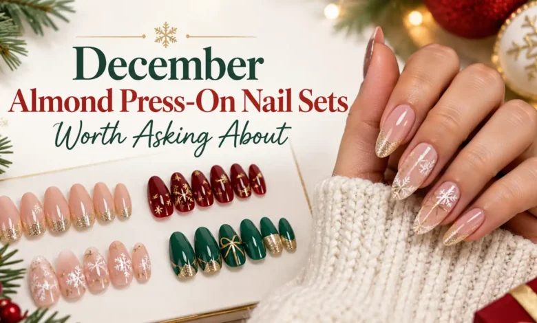 December Almond Press-On Nail Sets Worth Asking About
