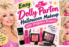 Easy Dolly Parton Halloween Makeup With Drugstore Products