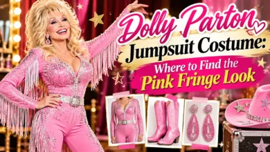Dolly Parton Jumpsuit Costume: Where to Find the Pink Fringe Look