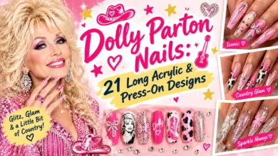 Dolly Parton Nails: 21 Long Acrylic & Press-On Designs Dolly Parton Nails: 21 Long Acrylic & Press-On Designs