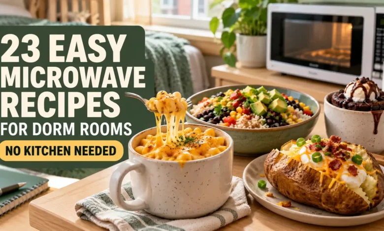 23 Easy Microwave Recipes for Dorm Rooms: No Kitchen Needed