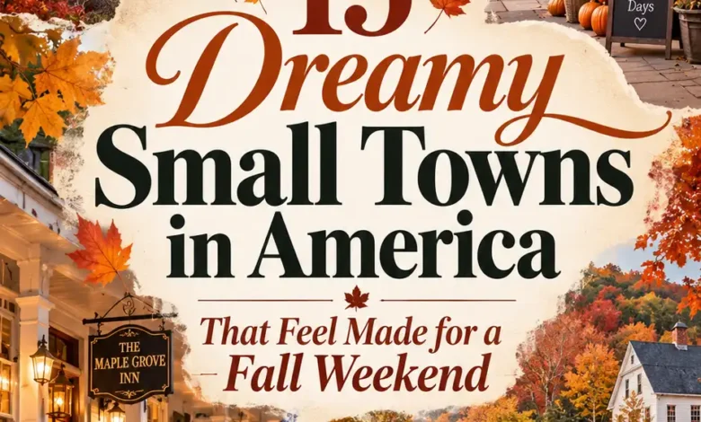 15 Dreamy Small Towns in America That Feel Made for a Fall Weekend