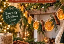 How to Make Dried Orange Christmas Garland Without Burning the Slices