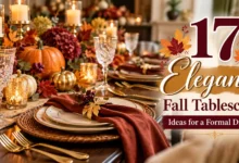 17 Elegant Fall Tablescape Ideas for a Formal Dinner