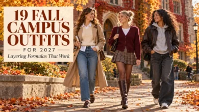 19 Fall Campus Outfits for 2027: Layering Formulas That Work