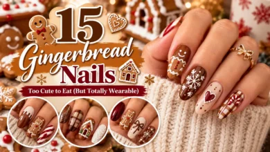 15 Gingerbread Nails Too Cute to Eat (But Totally Wearable) 15 Gingerbread Nails Too Cute to Eat (But Totally Wearable)