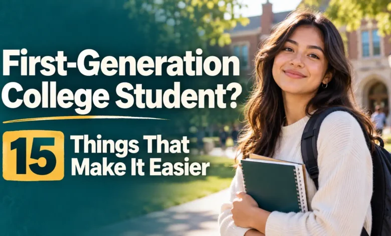 First-Generation College Student? 15 Things That Make It Easier