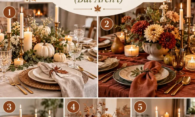 5 Gorgeous Thanksgiving Tablescape Looks That Look Expensive (But Aren’t)