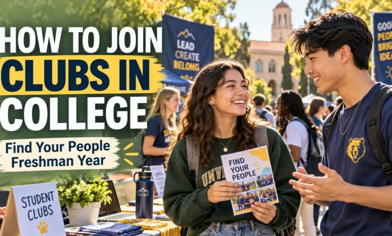 How to Join Clubs in College: Find Your People Freshman Year