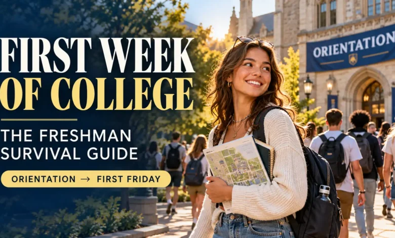 First Week of College: The Freshman Survival Guide (Orientation to First Friday)