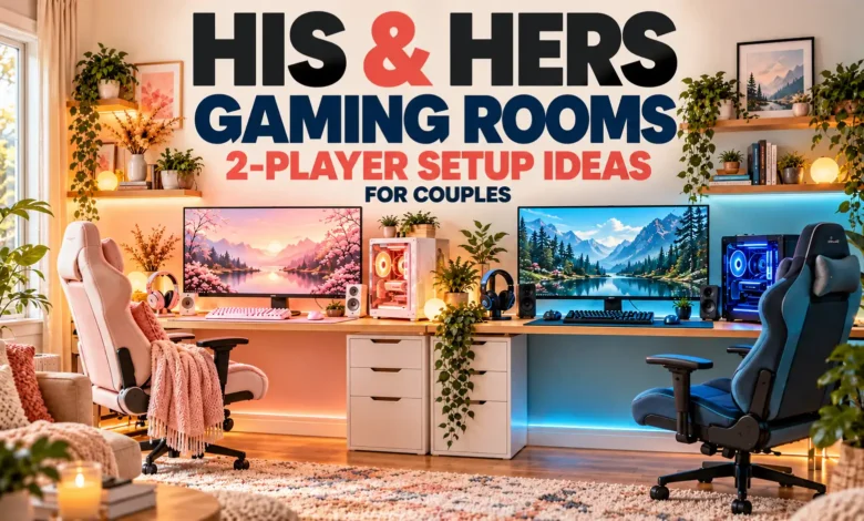 His and Hers Gaming Rooms: 2-Player Setup Ideas for Couples