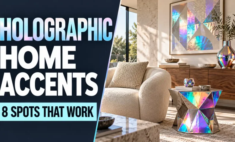 Holographic Home Accents: 8 Spots Where the Trend Works