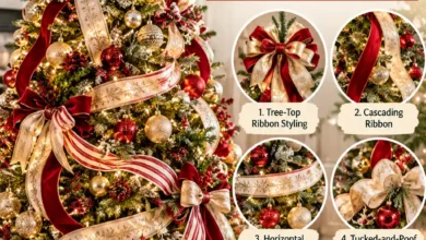 How to Put Ribbon on a Christmas Tree: 7 Beautiful Styles for Beginners