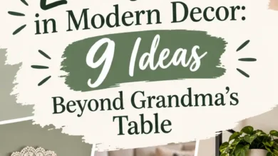 Lace Doilies in Modern Decor: 9 Ideas Beyond Grandma’s Table Lace Doilies in Modern Decor: 9 Ideas Beyond Grandma’s Table