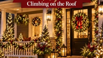 15 Outdoor Christmas Lighting Ideas That Look Magical Without Climbing on the Roof