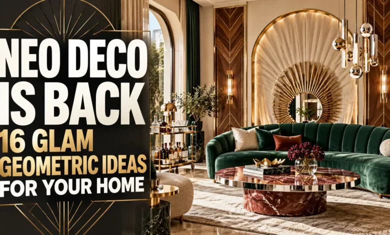 Neo Deco Is Back: 16 Ways to Add 2027’s Glam Geometric Trend at Home